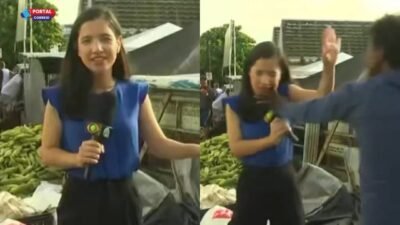 Repórter da Band sofre agressão física ao vivo durante link em João Pessoa
