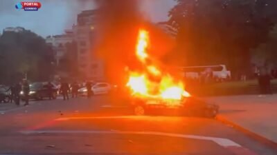 Título do PSG na Champions League termina em confusão e incêndios em Paris